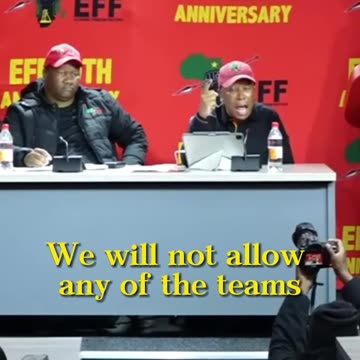 Julius Sello Malema - Economic Freedom Fighters