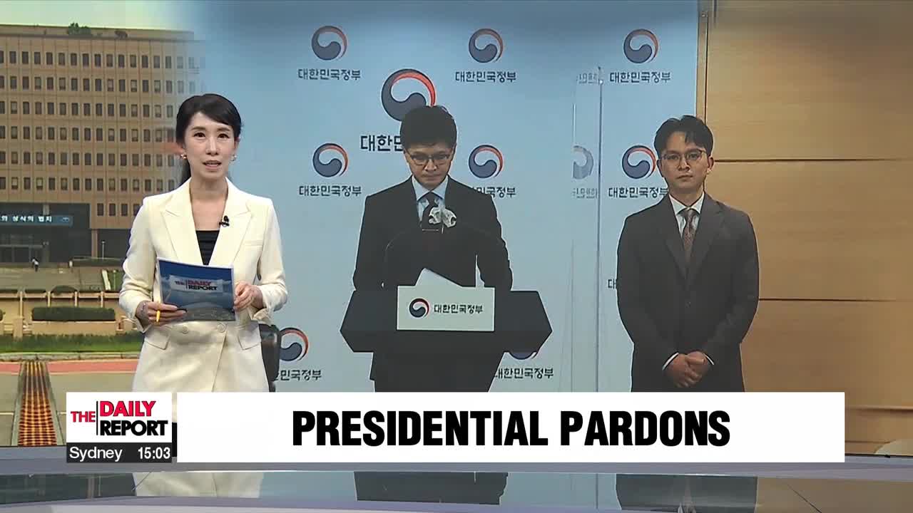 president Yoon pardons Samsung de-facto leader, removing restriction against Lee engaging in ...