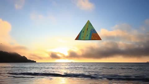 Alien pyramid computer animation