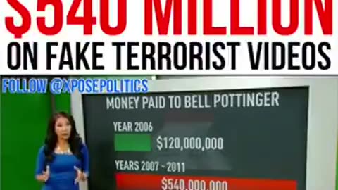 The Pentagon spent $540 million on fake terrorist agendas