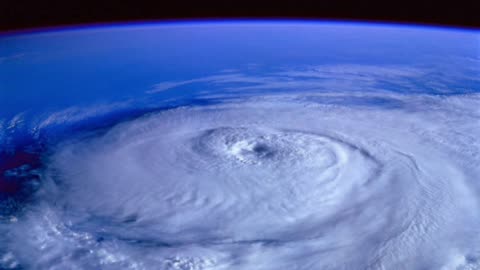 Furacão visto do espaço