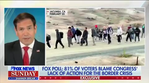 Marco Rubio we have a president who will not detain the people who enter this country illegally