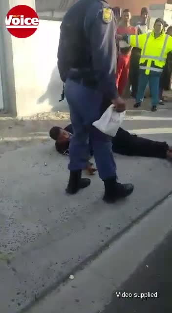 Man shot in the back and thrown in a van with his mom