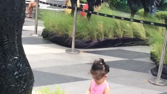 My daughter’s first trip