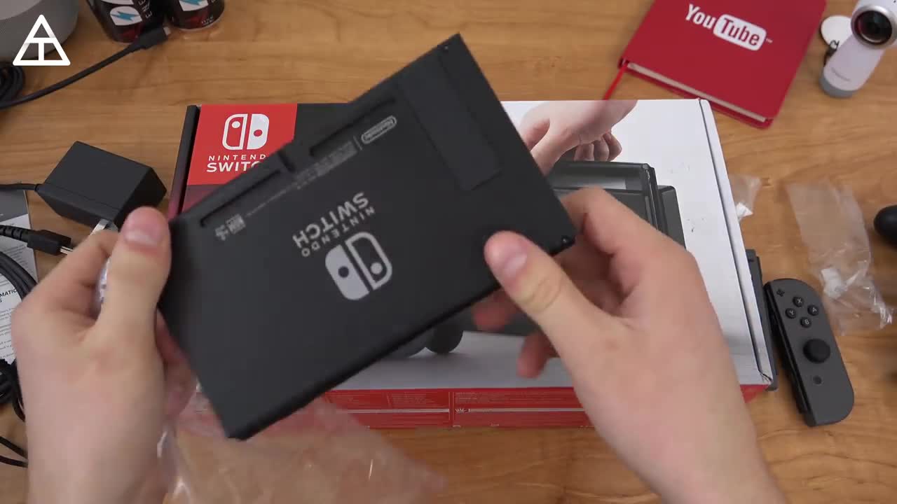 Nintendo switch unpacking and set up