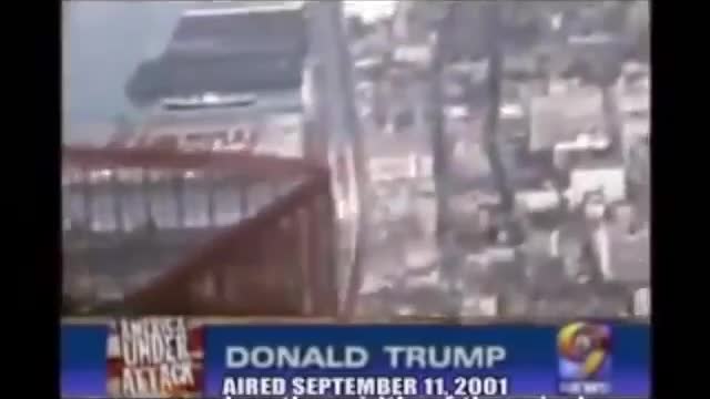 WTC-World Trade Center - Donald J. Trump on air 9/11-2001