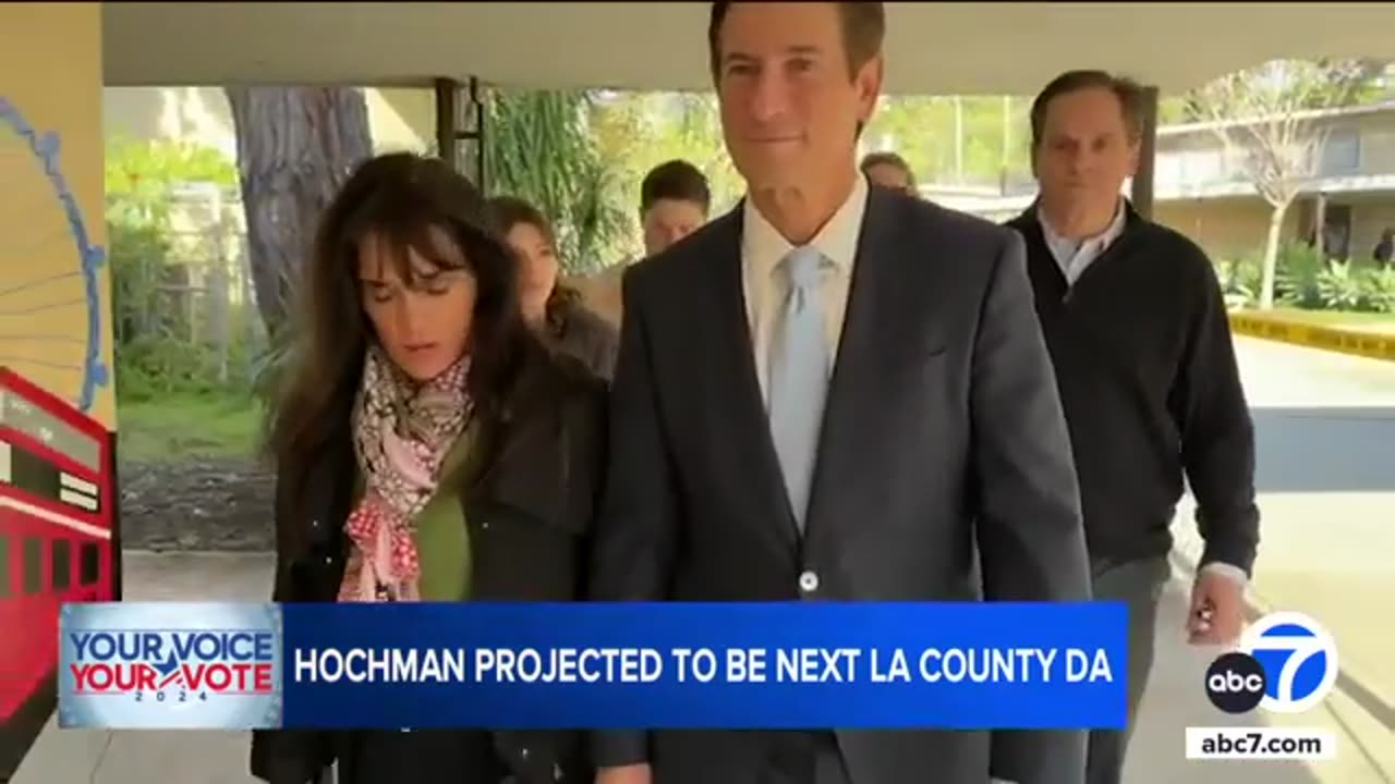 Hochman projected to be next LA County DA, unseating incumbent Gascón