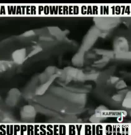 “歷史上，被完全壓制、世人不知的案例”，工業創新設計_“A water powered car in 1974 水力發電無污染的能源車子”