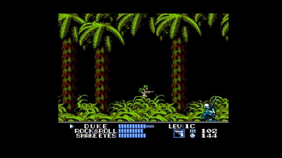 G.I. Joe: A Real American Hero (NES) Gameplay Sample