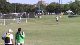 NPL Game 2 goalkeeper warmup