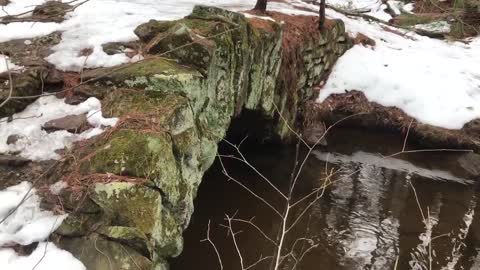 Old bridge structure