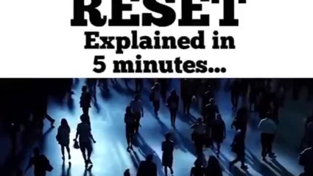 The Great Reset - SIMPLE SHORT explanation