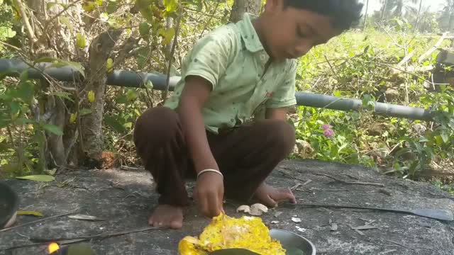 Indian kid cooking 🔪🍳