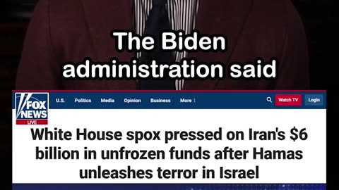 $6 Billion Fund for Iran and Hamas Attack