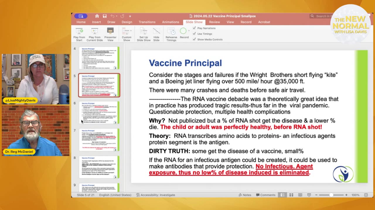 The Principle and Best Vaccination with Dr. Reg McDaniel