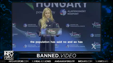 Alex Jones Responds To Eva Vlaardingerbroek's Powerful Replacement Migration Speech