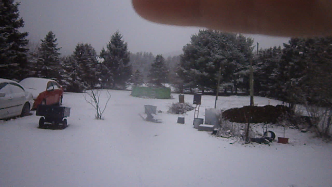 First good Snow fall of 2020