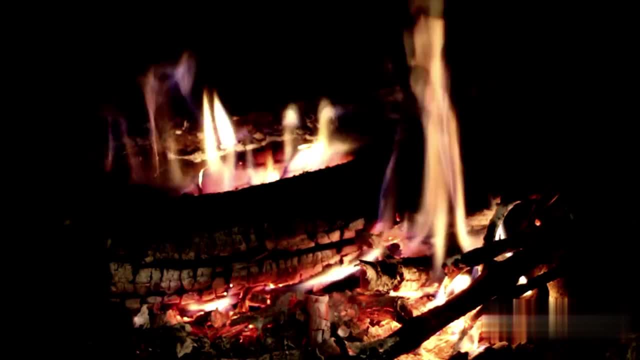 🔥 FIREPLACE - Relaxing Fire Burning Video & Crackling Fireplace Sounds