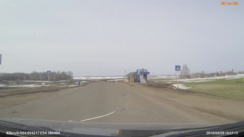 Emergency situation on road