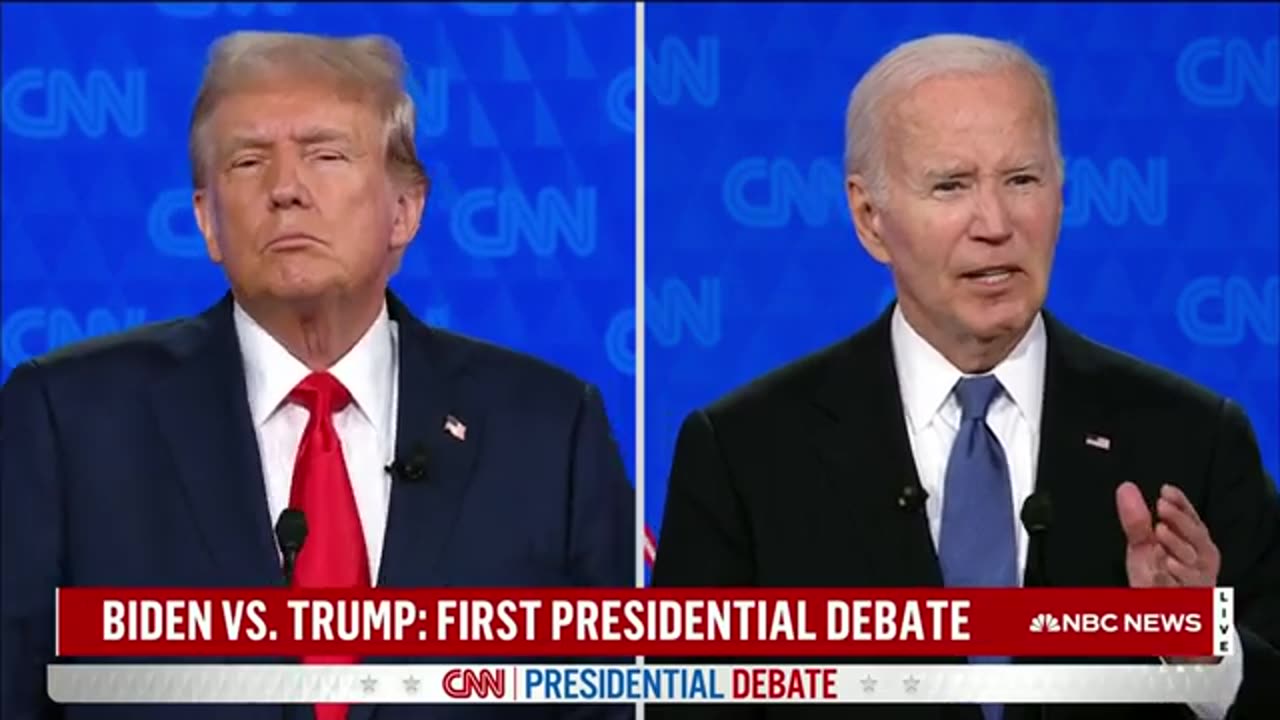 Watch the first 2024 presidential debate between Biden and Trump