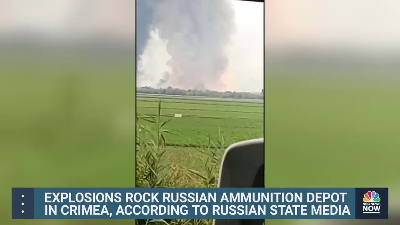 Explosions Rock Russian Ammunition Depot In Crimea