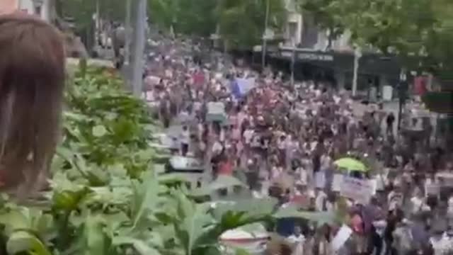 Australia PROTESTING AGAINST GOVERNMENT TYRANNY