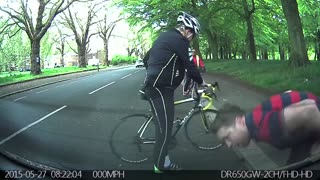 Biker vs Parked Car - My First Driving Lesson