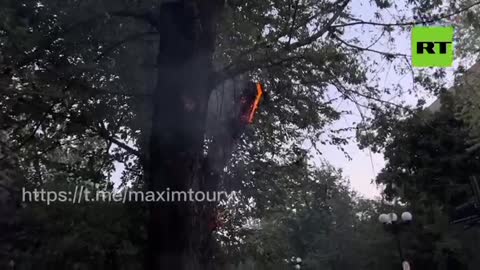 The entire center of Donetsk was shelled with 155 mm shells by AFU