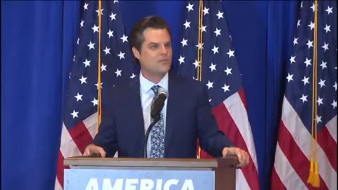 Rep. Matt Gaetz: "Big government, big media, big tech, don't want us in Congress fighting for you