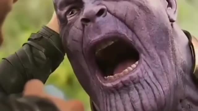 Thanos funny reaction