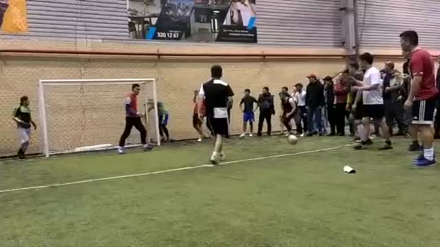 Football funny goal