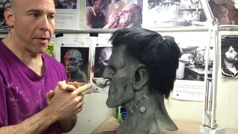 Making my Boris Karloff Frankenstein's Monster mask