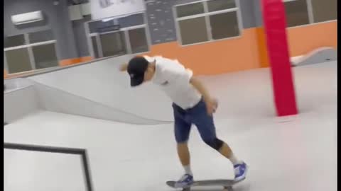 skateboard action