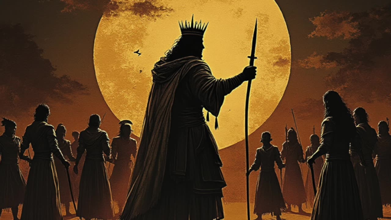 Lord of the Rings in Chinese Shadow Puppet Style