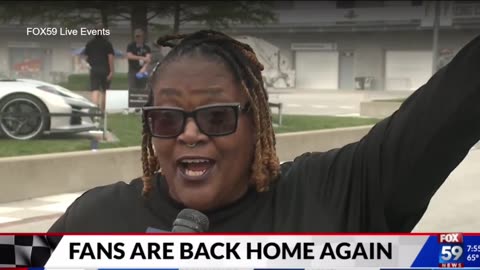 May 26, 2024 - Race Morning: Indy 500 Fans Sing 'Back Home Again in Indiana'