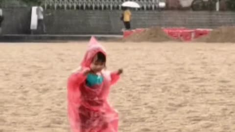 Children playing in the dirt