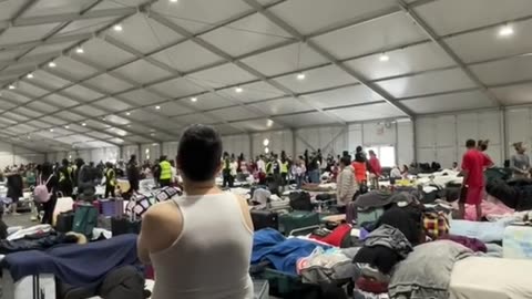 Inside look into Randalls Island migrant camp
