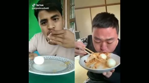 Funny Food Challange On TikTok | Who will win INDIA Vs CHINA | Be Me Stick |