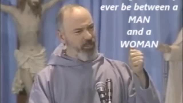 MARRIAGE IS BETWEEN A MAN AND A WOMAN