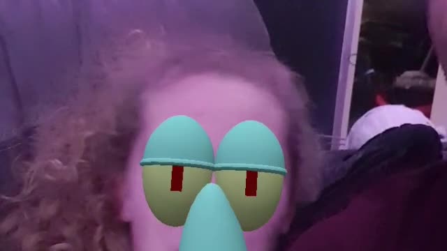 Daughter being silly with snapchat #2