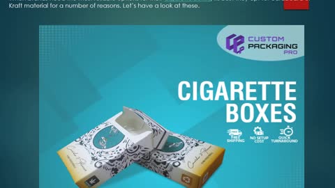 Cigarette Packaging