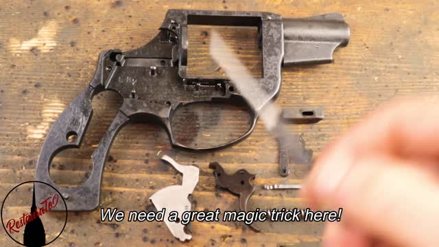 Rusty Revolver Restoration 38 special - Restoration of gun