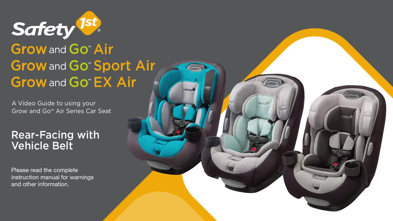 Safety 1st Grow and Go Air 3-in-1 Convertible Car Seat Demo