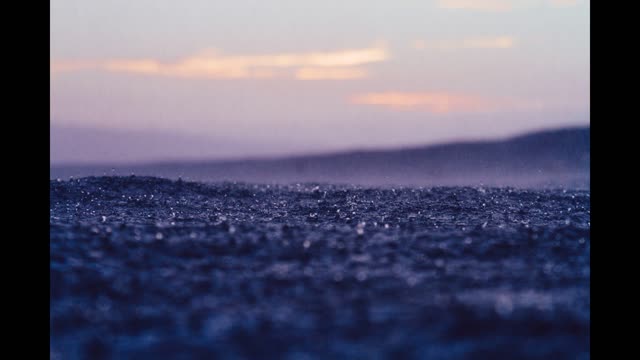 30Minutes Relaxing Rain Sound In The Ocean