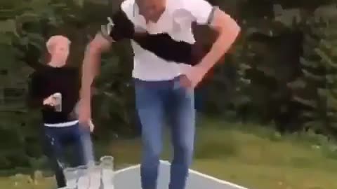 dancing at the pingpong table