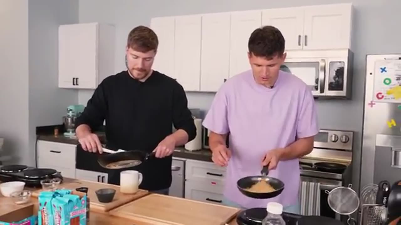 Cooking Challenge vs MrBeast