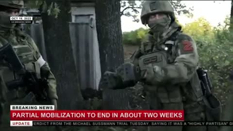 The Russian reserve troops undergoing combat training