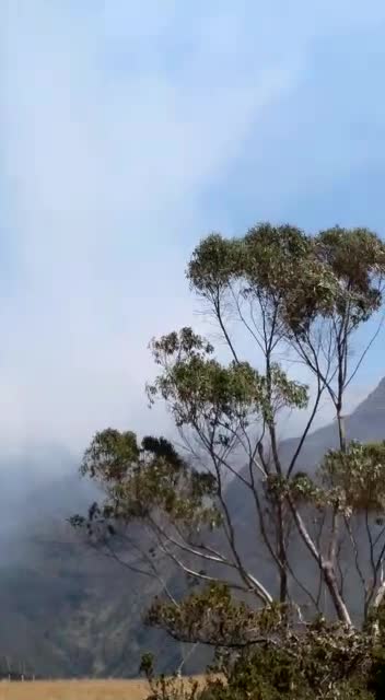 Incendio en el Páramo