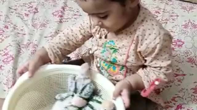 Parrot and her friend baby