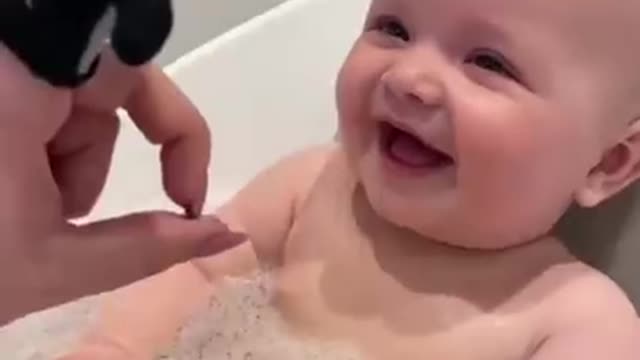 funny Cute chubby baby